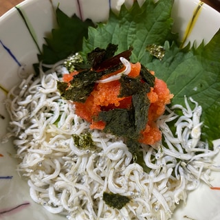 おうちで明太子しらす丼☆